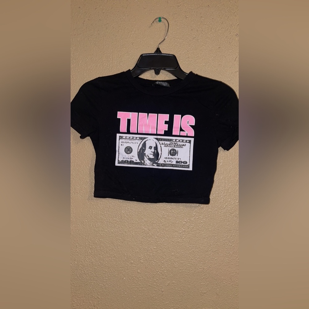 Small Crop-top “Time is Money”